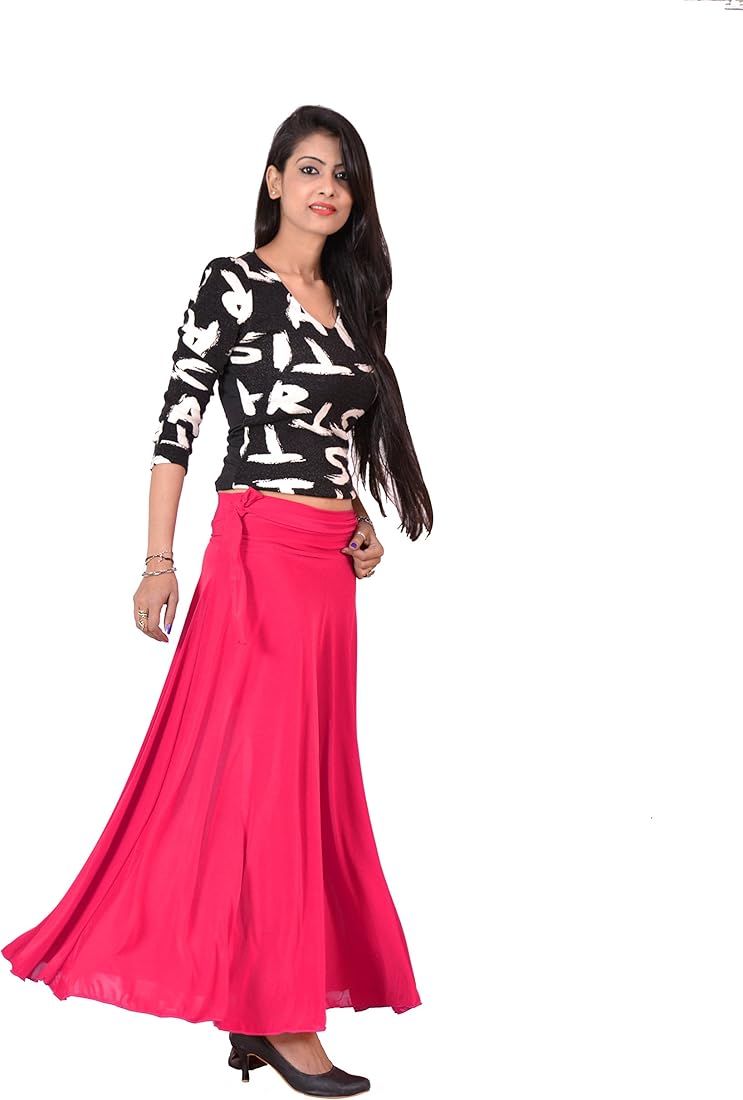 ACE Long Skirt-Rani Pink