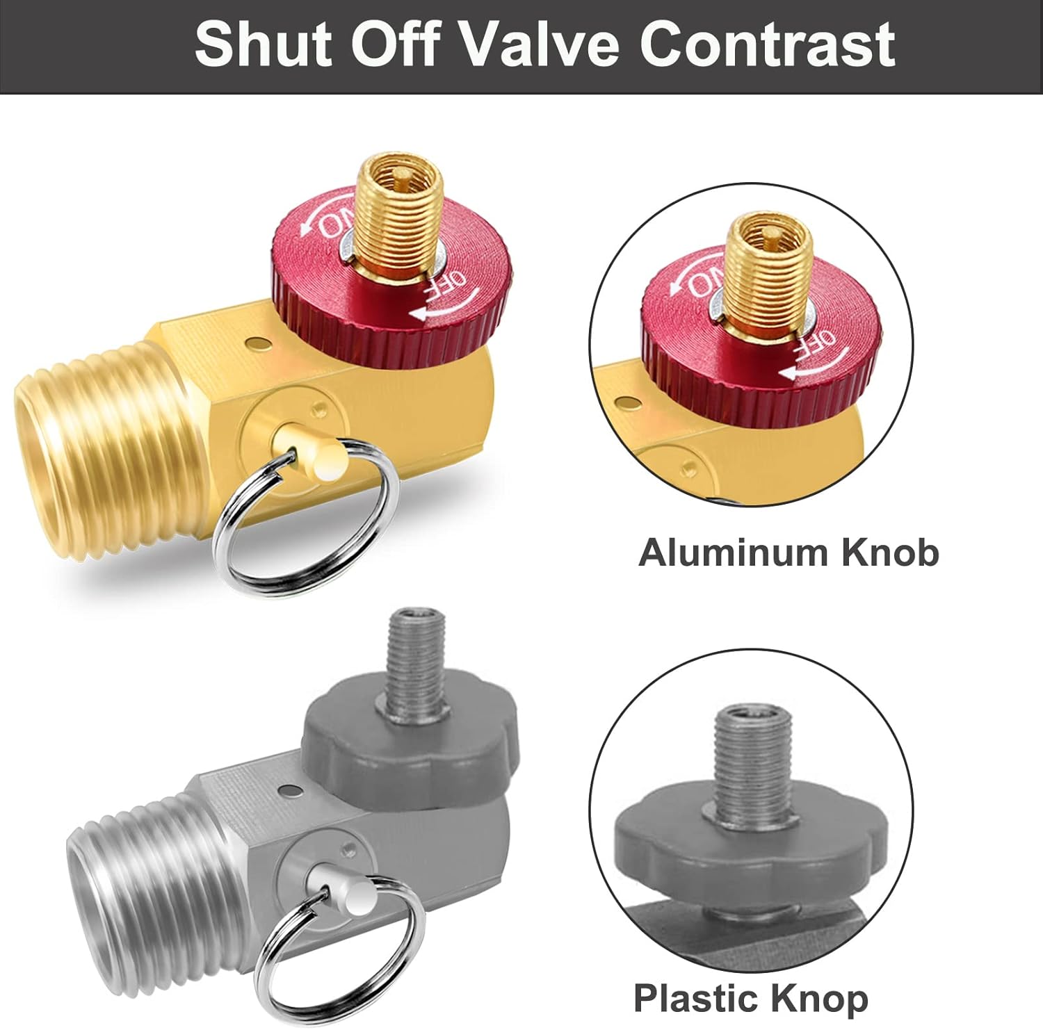 GODESON Air Tank Manifold, Air StorageTank Manifold Bulit With Fill Port, Aluminum Shut Off Valve and Relief Bypass Valve…