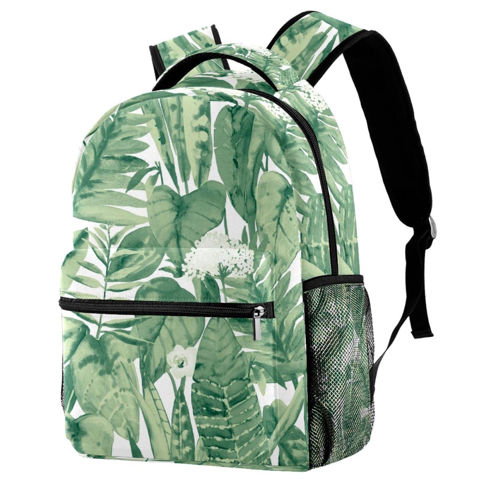 Sac à dos de voyage Leisure Campus vert doté d'un grand porte-bouteille ergonomique