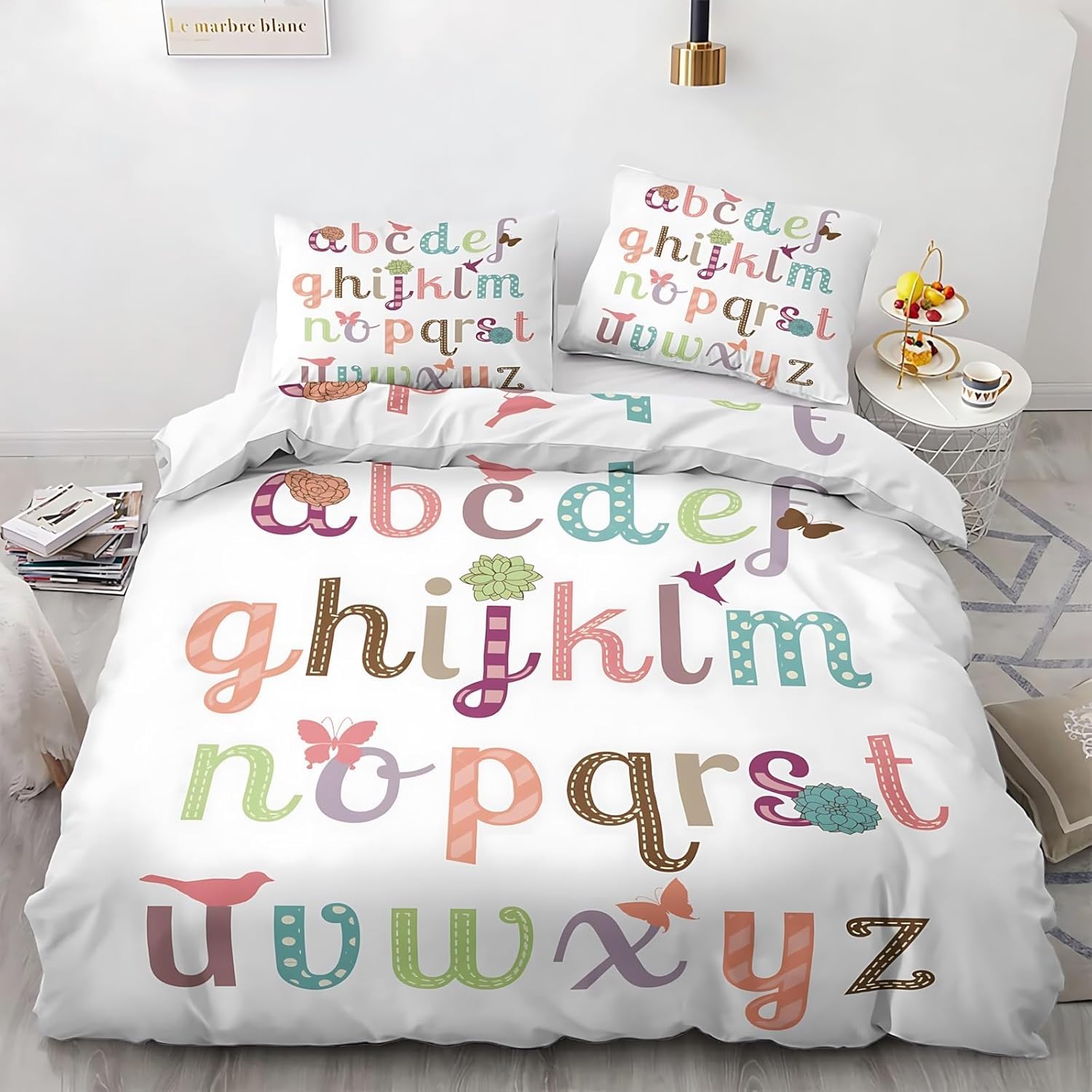 Housse de couette 200x200 fermeture éclair pour un lit 2 personnes sans pli