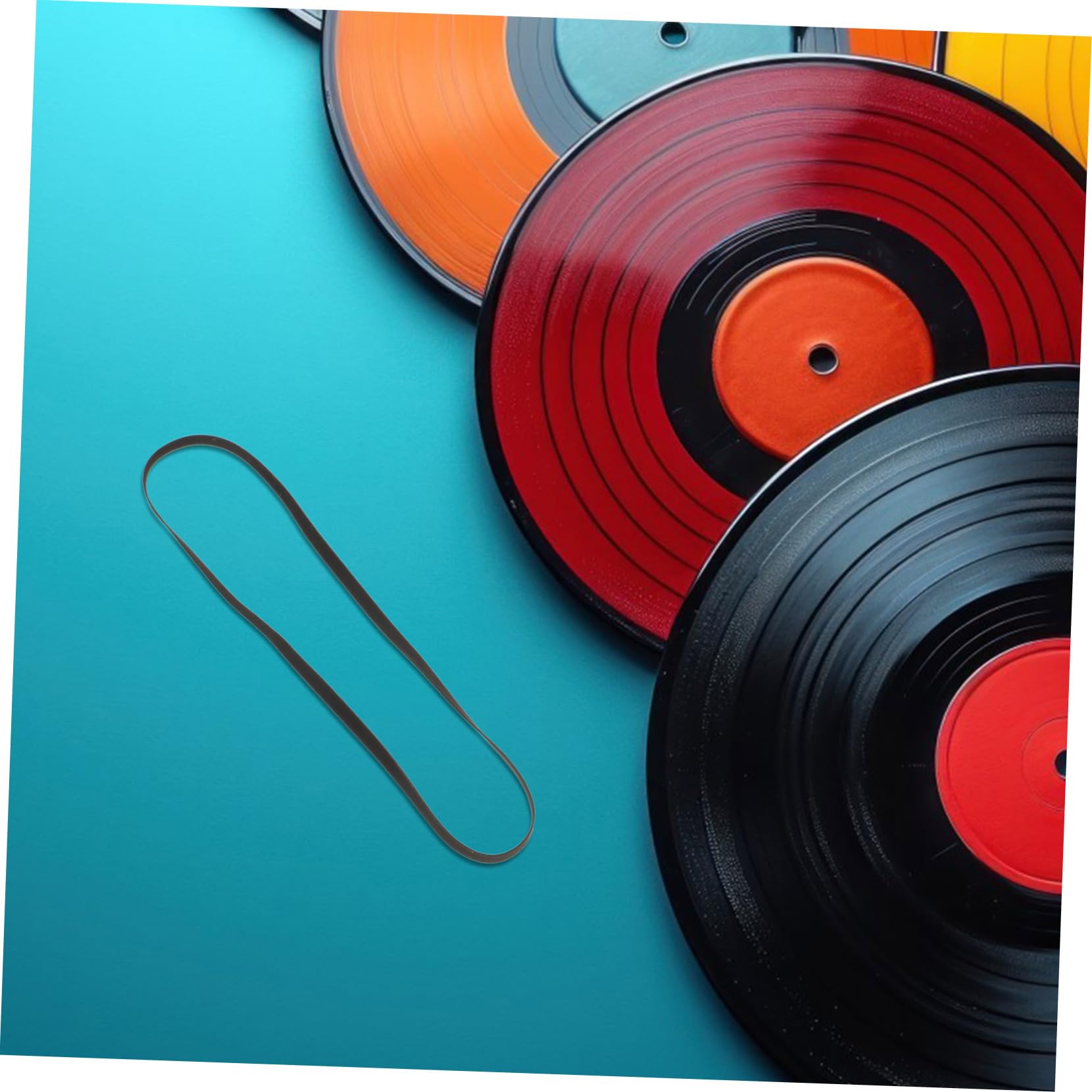 VICASKY 44pièces Courroies Caoutchouc Pour Platines Vinyle Remplacement Compatible Pour Phonographe Et Enregistreur Accessoire Pratique Et Fiable Pour Machines à Courroie