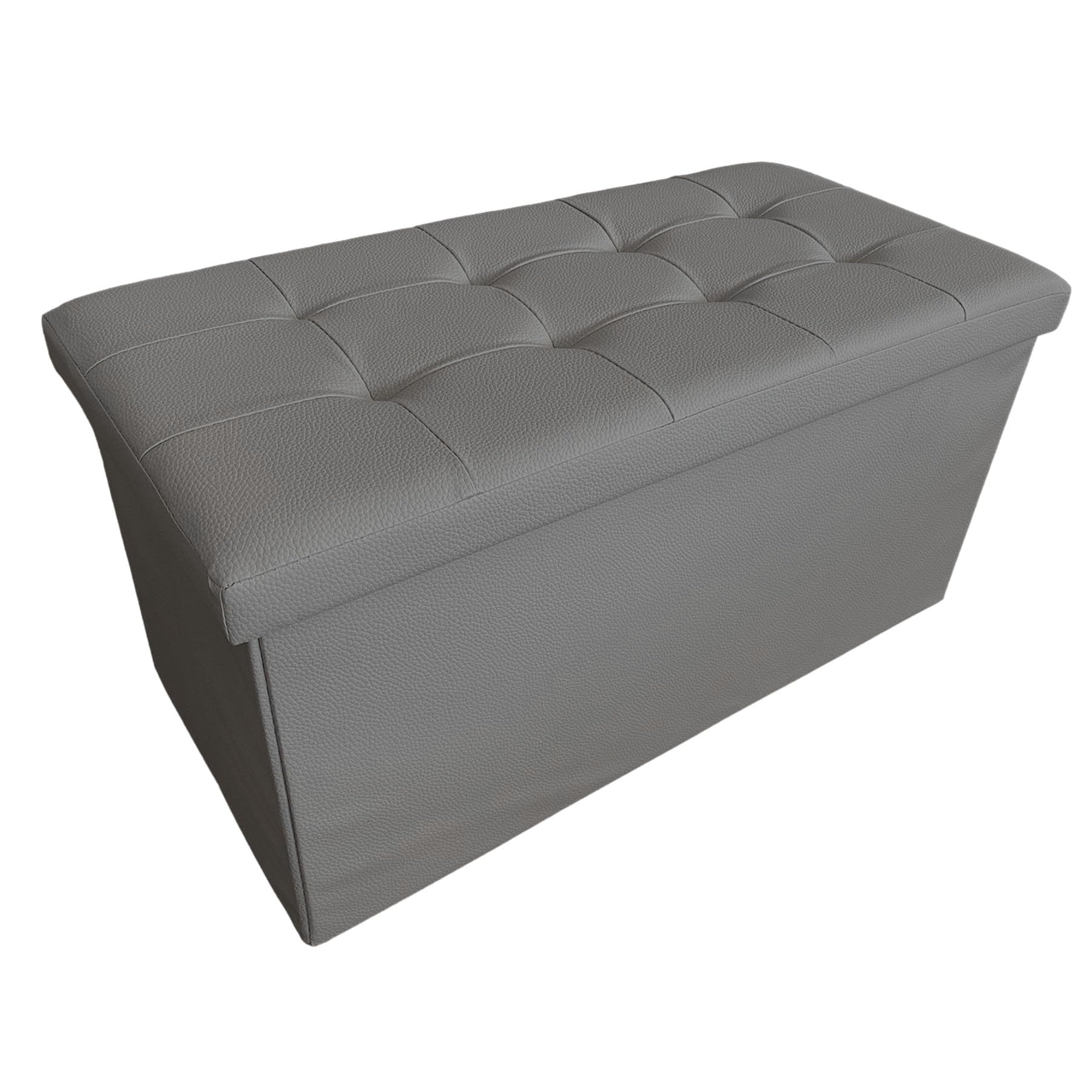 Banc pouf coffre 300 kg haute résistance avec assise rembourrée