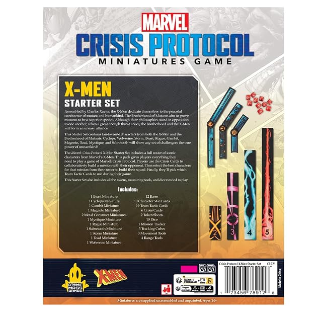 Foto 2 de 4 de asmodee Marvel Crisis Protocol: X-Men Starter Set, Juego de Miniaturas