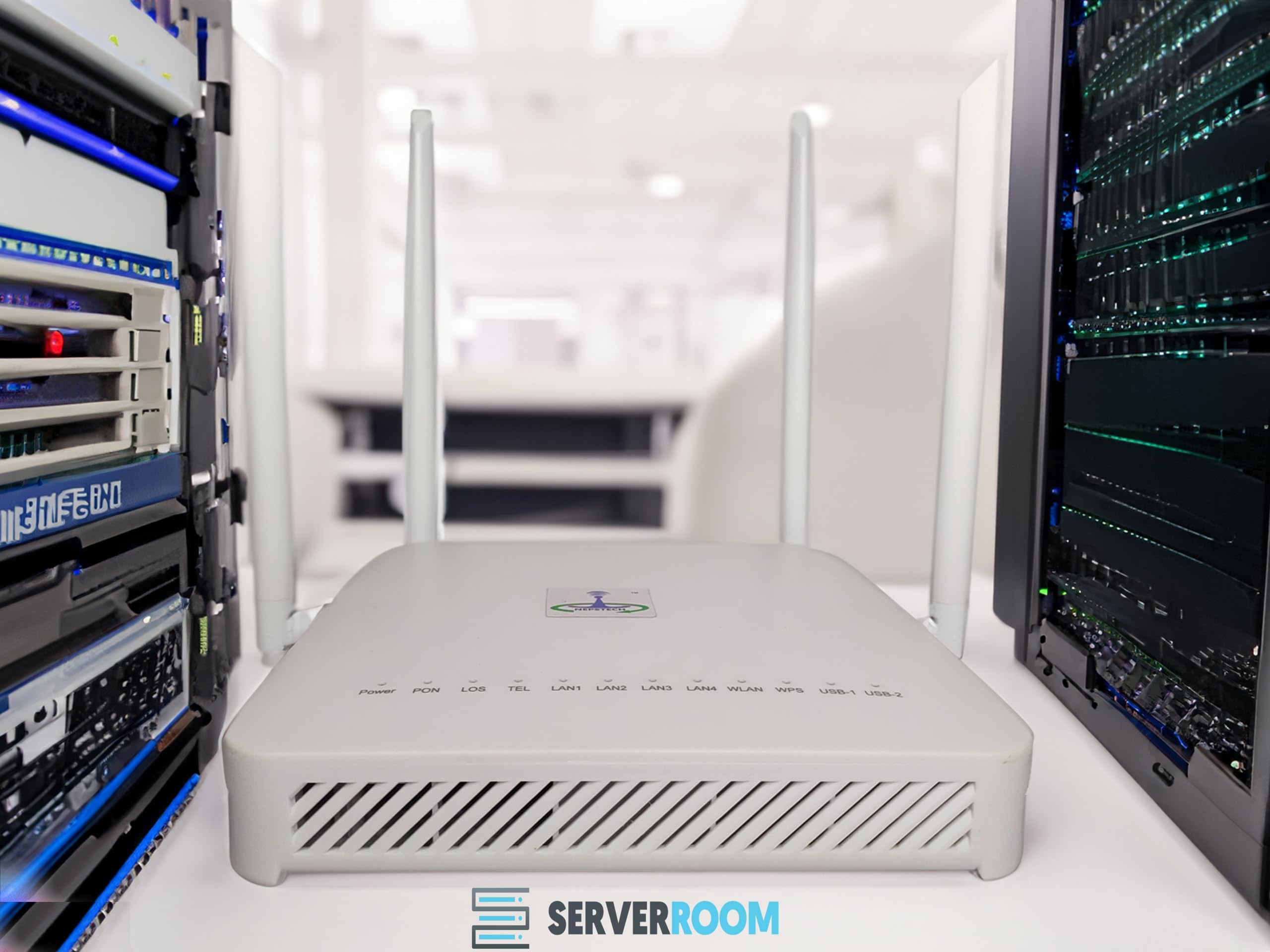 Nepstech XPON 1200Mbps Dual Band Wireless Fiber Router, 2 *10/100