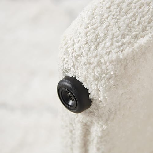 Miniatura 41 de Taburete otomano grande, taburete moderno multifuncional, reposapiés para sofá, asiento adicional para sala de estar, entrada, pasillos y