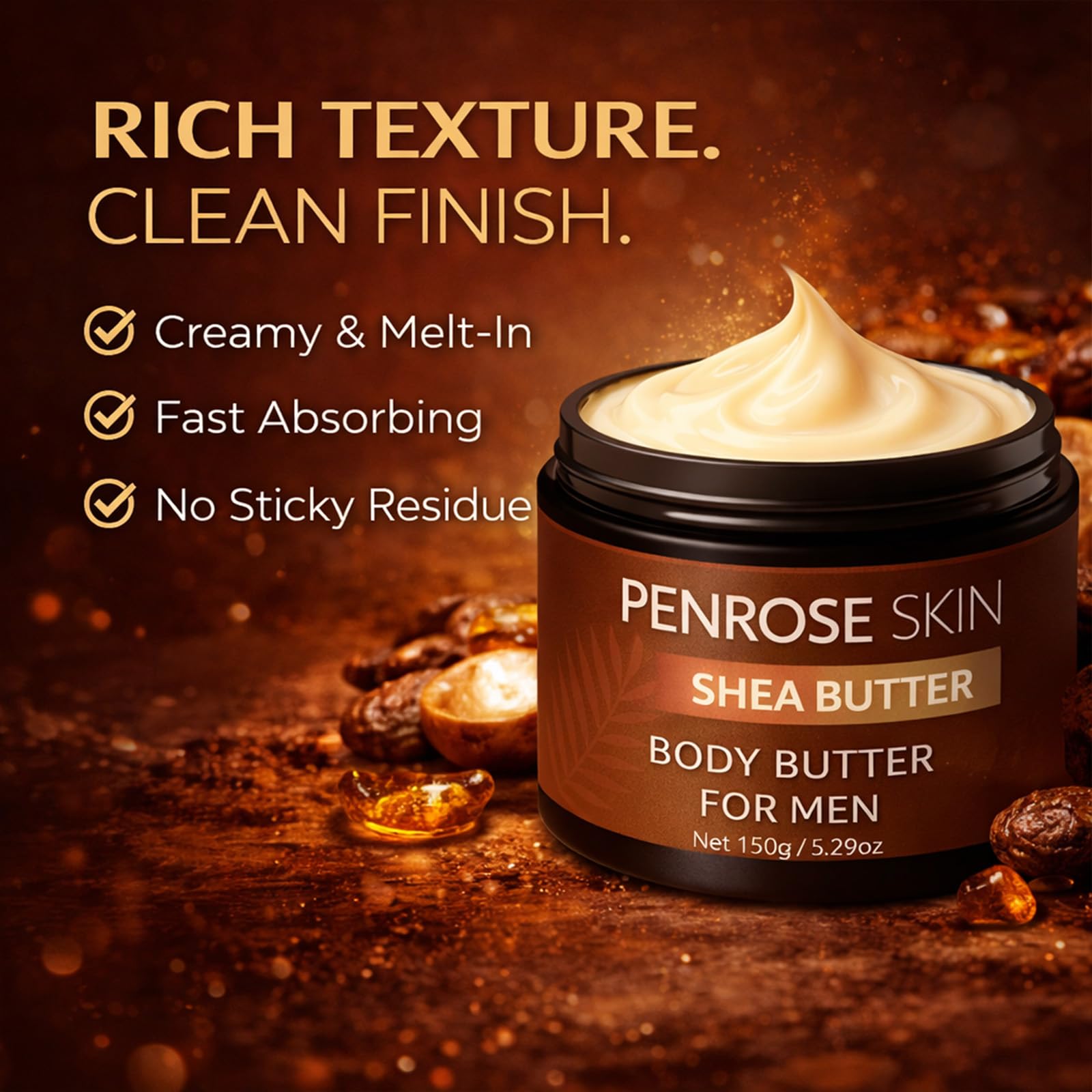Amazon.com : Body Butter, Penrose Skin Body Butter for Men, Scents
