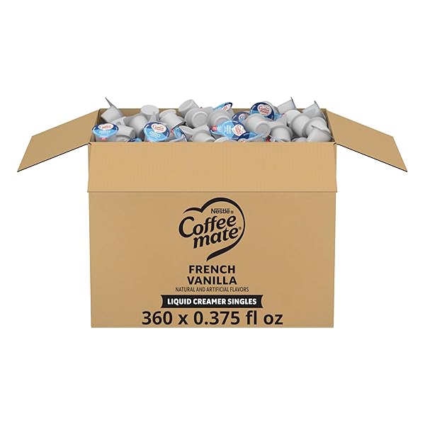 Nestle Coffee mate Coffee Creamer, Original, Liquid Creamer Singles, Non Dairy, No Refrigeration, 0.375 fl oz Tubs (Pack of 360)