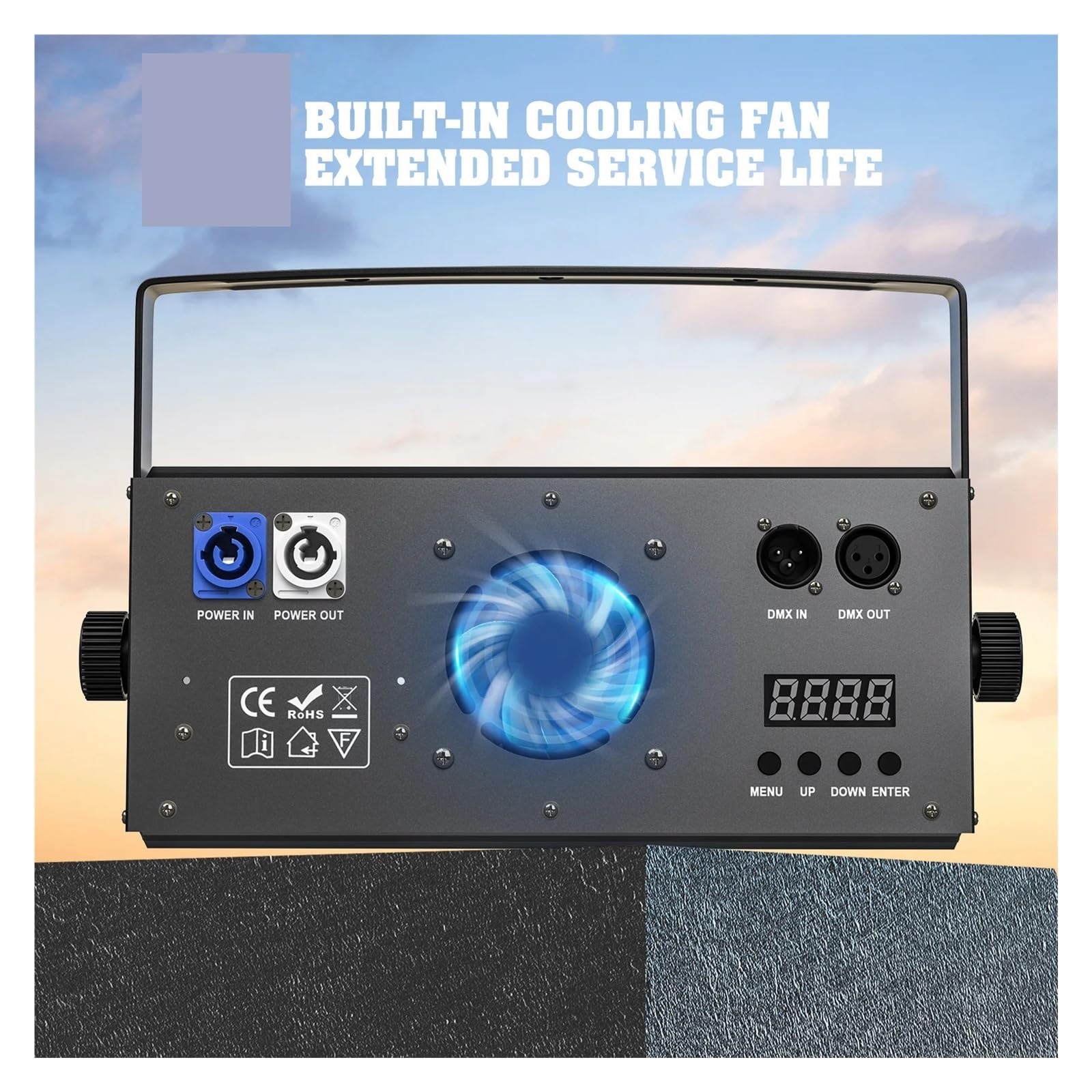 4szt. 200W COB Par Light 2x100W Blinder Lighting, 2 oczy LED 2w1 Cool Warm White Party Bar DMX Stage,Wysoka czułość