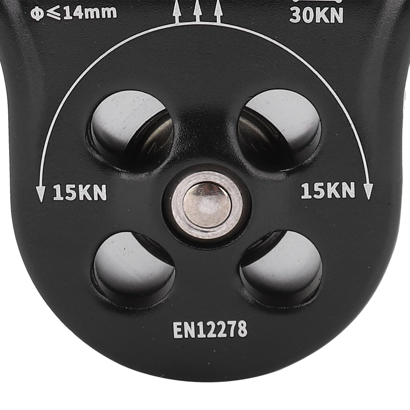 Polea trepadora de enganche Sunicon 30KN, equipo de rescate con doble rodamiento para aparejo, transporte, arborista, escalada de árboles