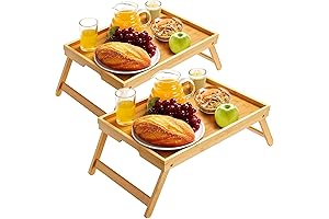 Pipishell Kids Tray Table with Foldable Legs - Perfect for Breakfast, Working, Snacking, and More