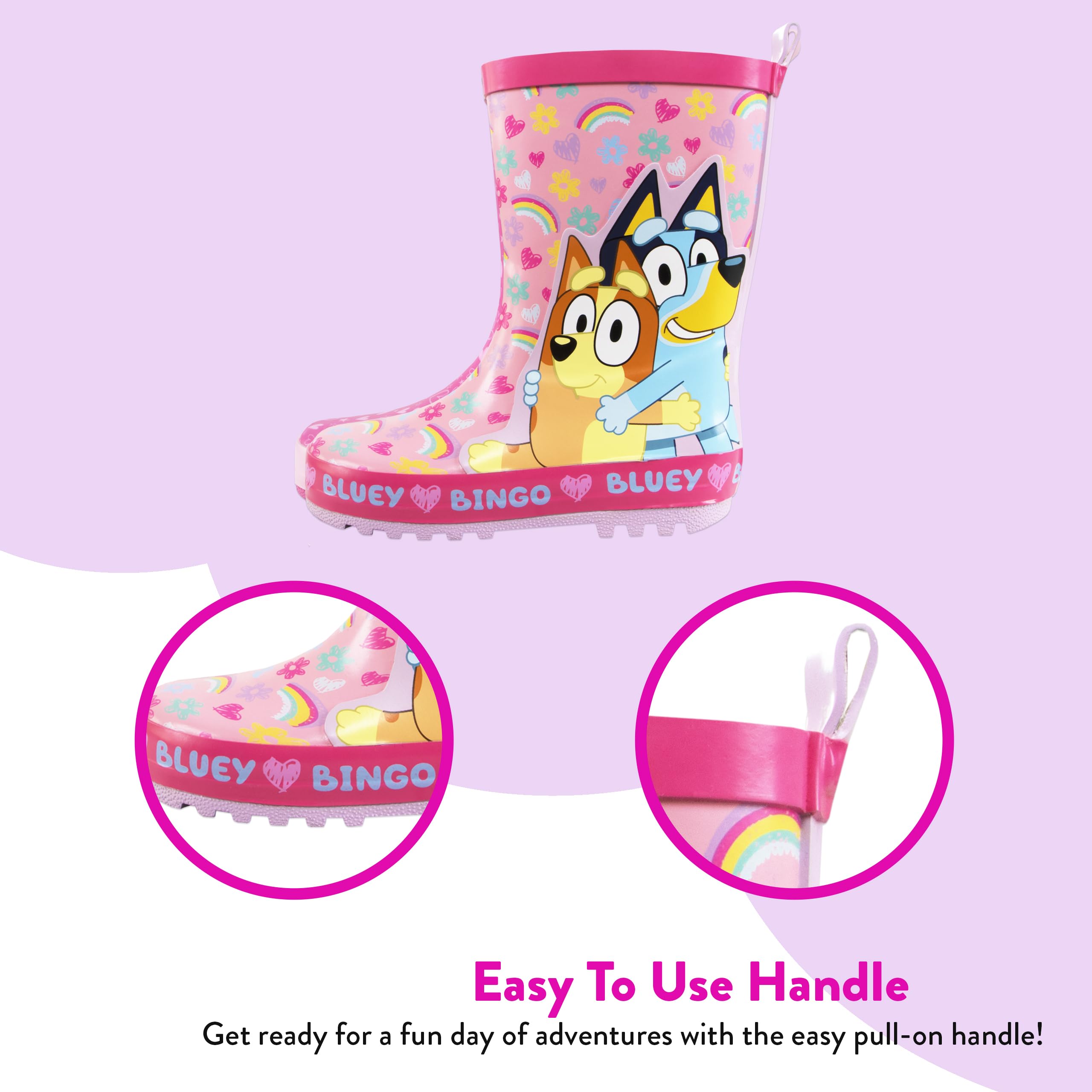 Wellies Bluey | Wellies Bingo dla Dziewczynek | Kalosze dla Dzieci | Wellies dla Dziewczynek
