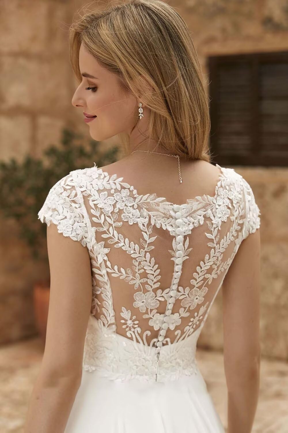 Robe de mariée sirène pour mariée Tulle Appliques en dentelle Robe de mariée Longue Robe de soirée Plage