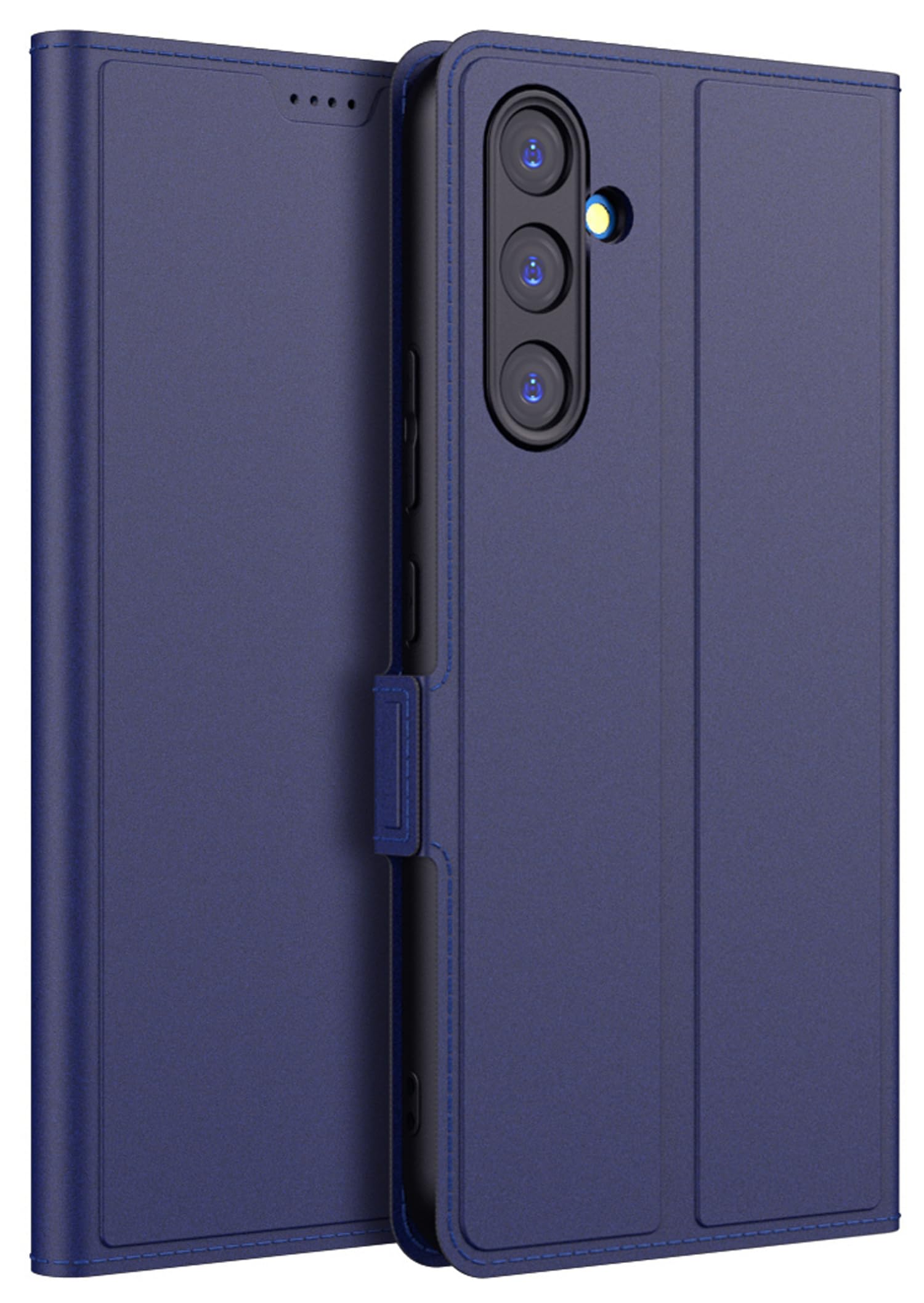 Kapa Noble Slim Magnetic Leather Flip Case Cover for Samsung Galaxy A34 (5G) | Card Holder Stand Leather Flip Wallet Case (Blue) (B0C68ZY7ZL) Amazon Price History, Amazon Price Tracker