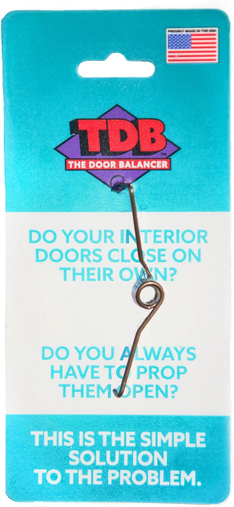 Eliminates The Need for Door Props, Door Stops and Door Wedges