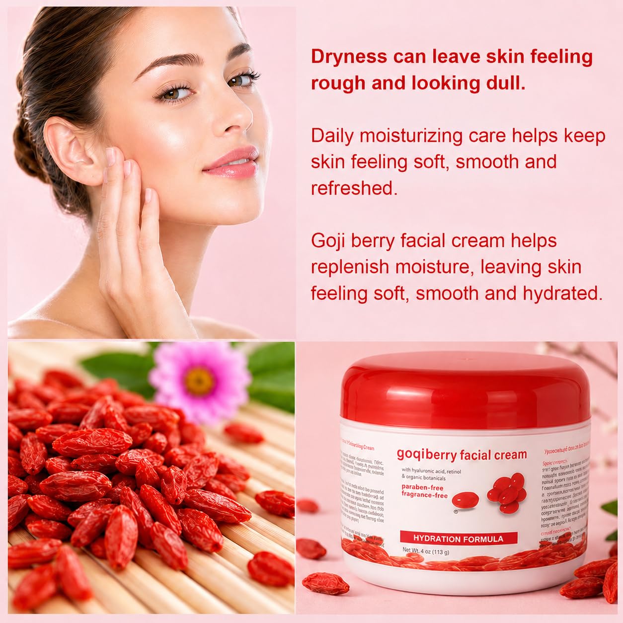 Amazon.com: LAIKME Goji Berry Facial Cream, Goji Berry Face Cream
