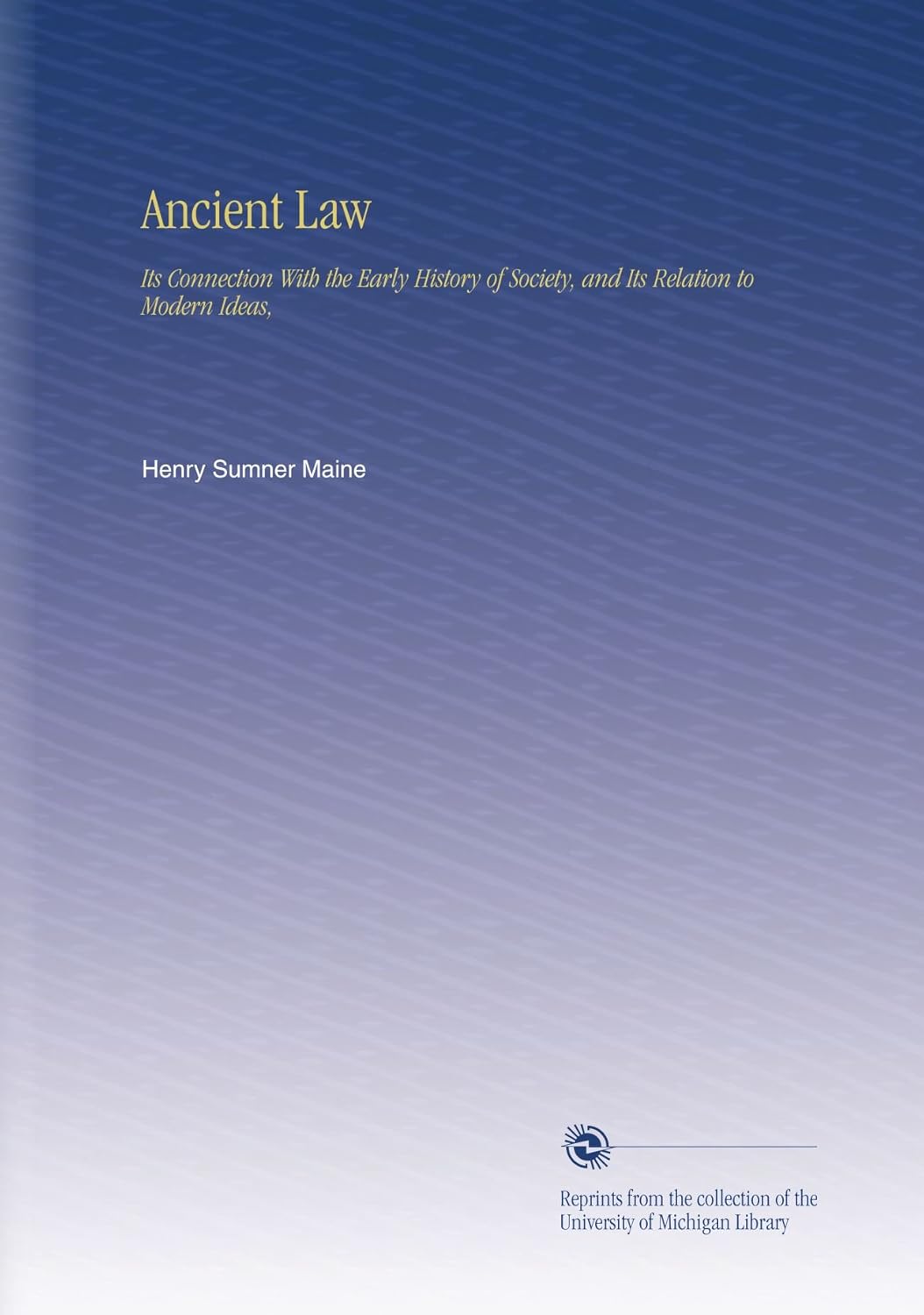 Ancient Law and Early Society