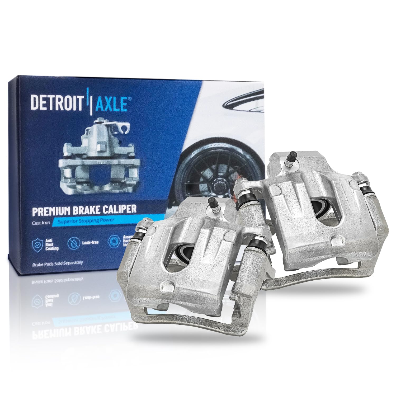 Detroit Axle - Rear 2pc Brake Calipers for Chevrolet Trailblazer EXT SSR