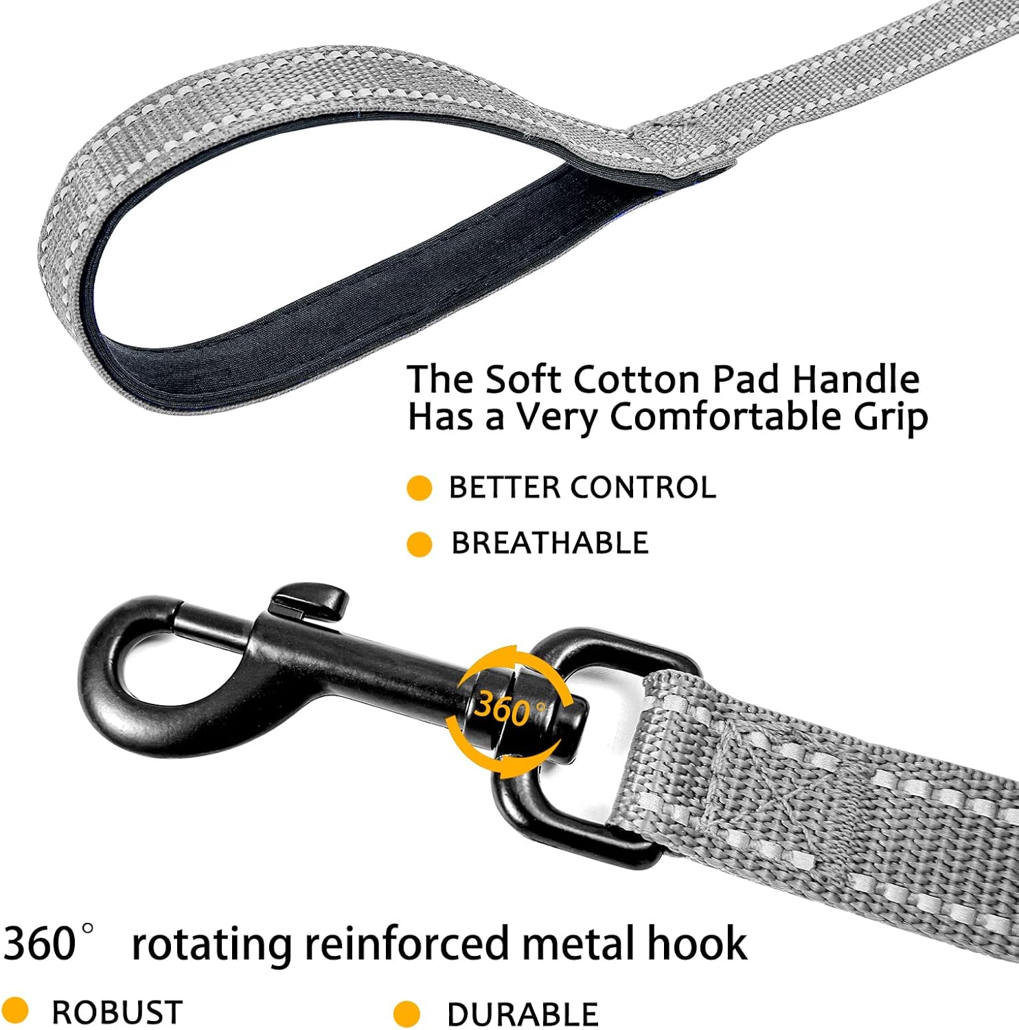 COMSLE Long Leads for Dog Training 3m/5m/10m/15m/20m Strong Extra Long Line Dogs Lead with Handle - Image 3
