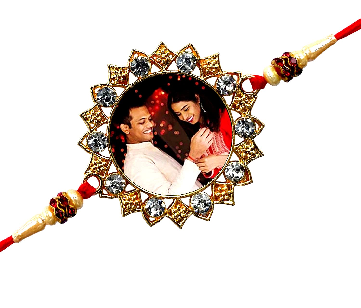 Precious Arts Bro Red Stone Metal Rakhi Customized to Photo Print Rakhi for Boys & Man (B08CH36SHP) Amazon Price History, Amazon Price Tracker