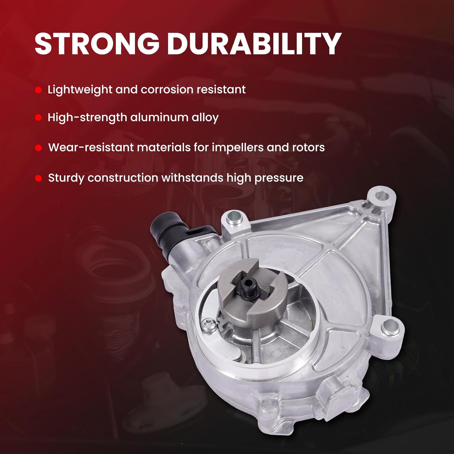 MOCA Vacuum Pump fits For BMW 2014-2016 428i F33 Convertible l4 2.0L Turbo N26B20A, 2014-2016 428i F32 Coupe l4 2.0L Turbo N26B20A, 2015-2016 428i Gran Coupe F36 Hatchback l4 2.0L Turbo N26B20A