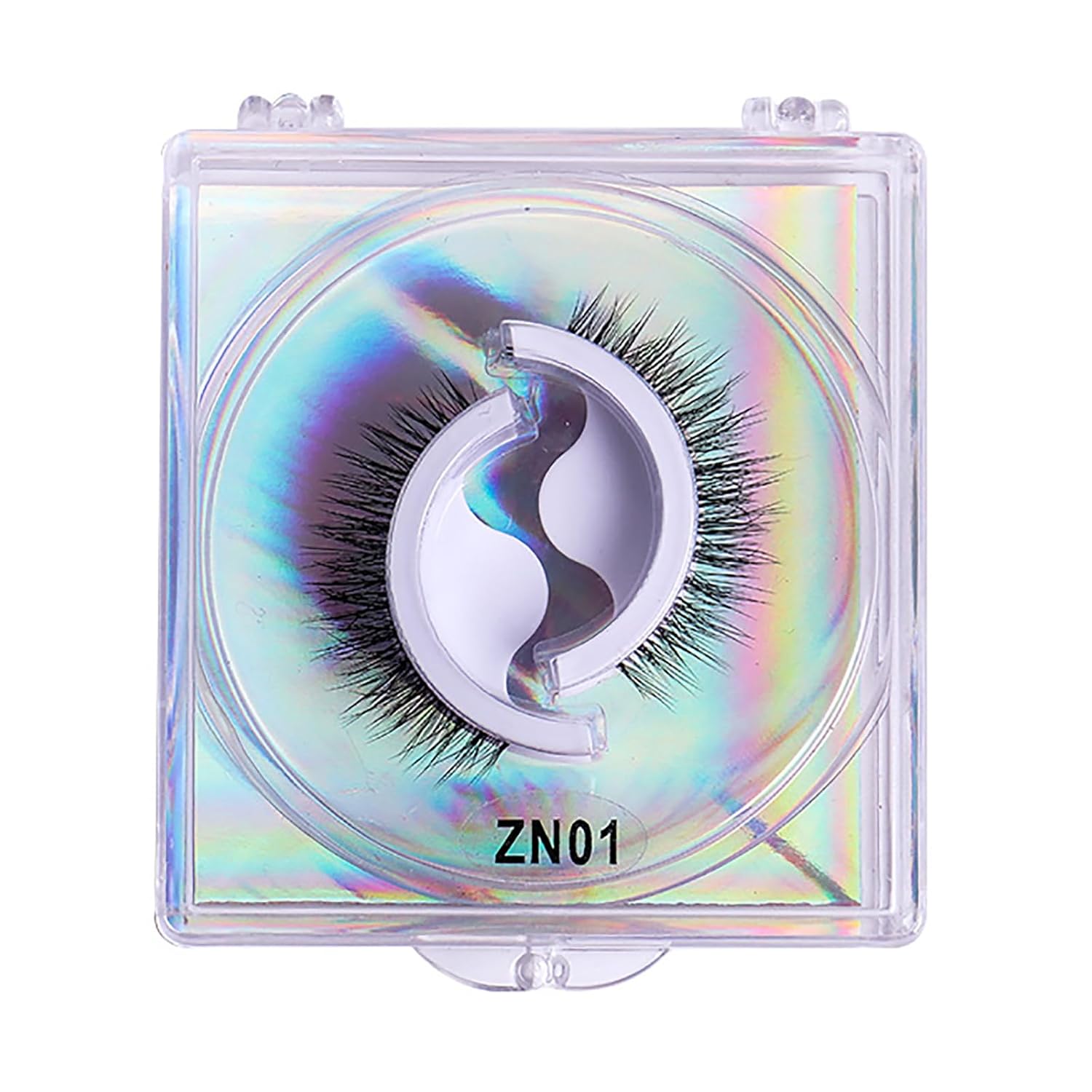 Lash Buddly Self-Adhesive Eyelashes Reusable,No Glue or Eyeliner Needed,Waterproof Natural Dense False Lashes for Makeup Easy To Put On,Zn01