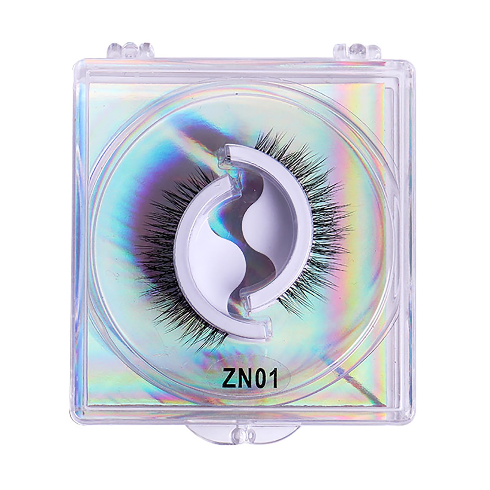 XTKDAIUI Lash Buddly Self-Adhesive Eyelashes Reusable,No Glue or Eyeliner Needed,Waterproof Natural Dense False Lashes for Makeup Easy To Put On,Zn01