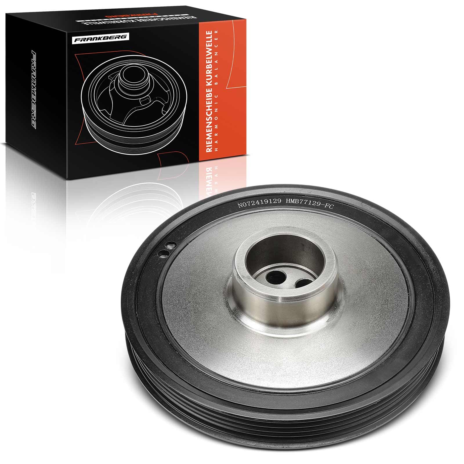 Frankberg Polea de correa del cigüeñal Diesel Compatible con M.i.n.i R56 1.6L 2.0L 2010-2013 M.i.n.i cabrio R57 1.6L 2.0L 2010-2015 Replace# 11238477129
