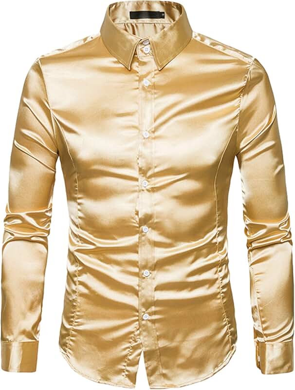 Amazon.ca Gold Dress Shirts / Tops, Tees & Shirts Clothing, Shoes