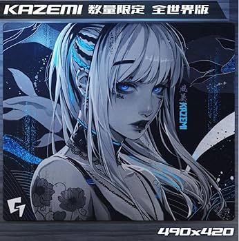 Amazon.co.jp: glsswrks kazemi ゲーミングマウスパッド3333枚