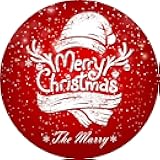 OOELYY Customized Merry Christmas Stickers - Personalized Round Gift Stickers - Custom Stickers for Gift Name - Holiday Gift Wrapping Labels (Pattern 3)