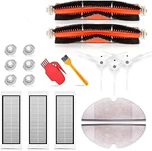 Accessories Kit Mops Compatible with Xiaomi Roborock S5 S6 S50 S55 E25 E35 Vacuum Cleaner, Spare Parts Vacuum Cleaner Accessories Robot Parts
