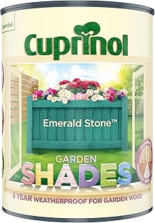 Cuprinol Garden Shades Wood Paint - Emerald Stone - 1L
