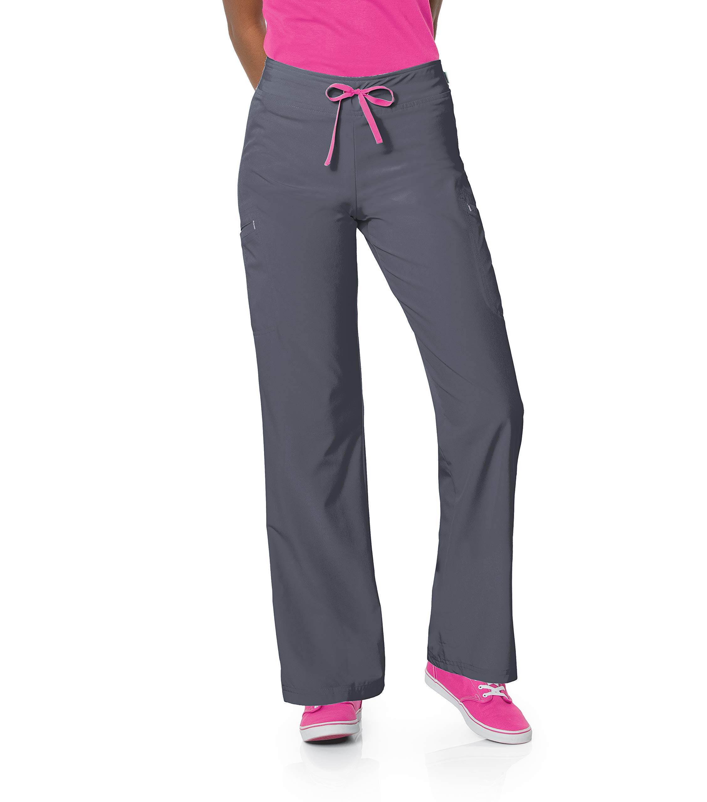 womens Smitten Contemporary Slim-fit 2-pocket Elastic-waist Scrub Pants for Women S201003 Medical Scrubs Pants (pack of 1)