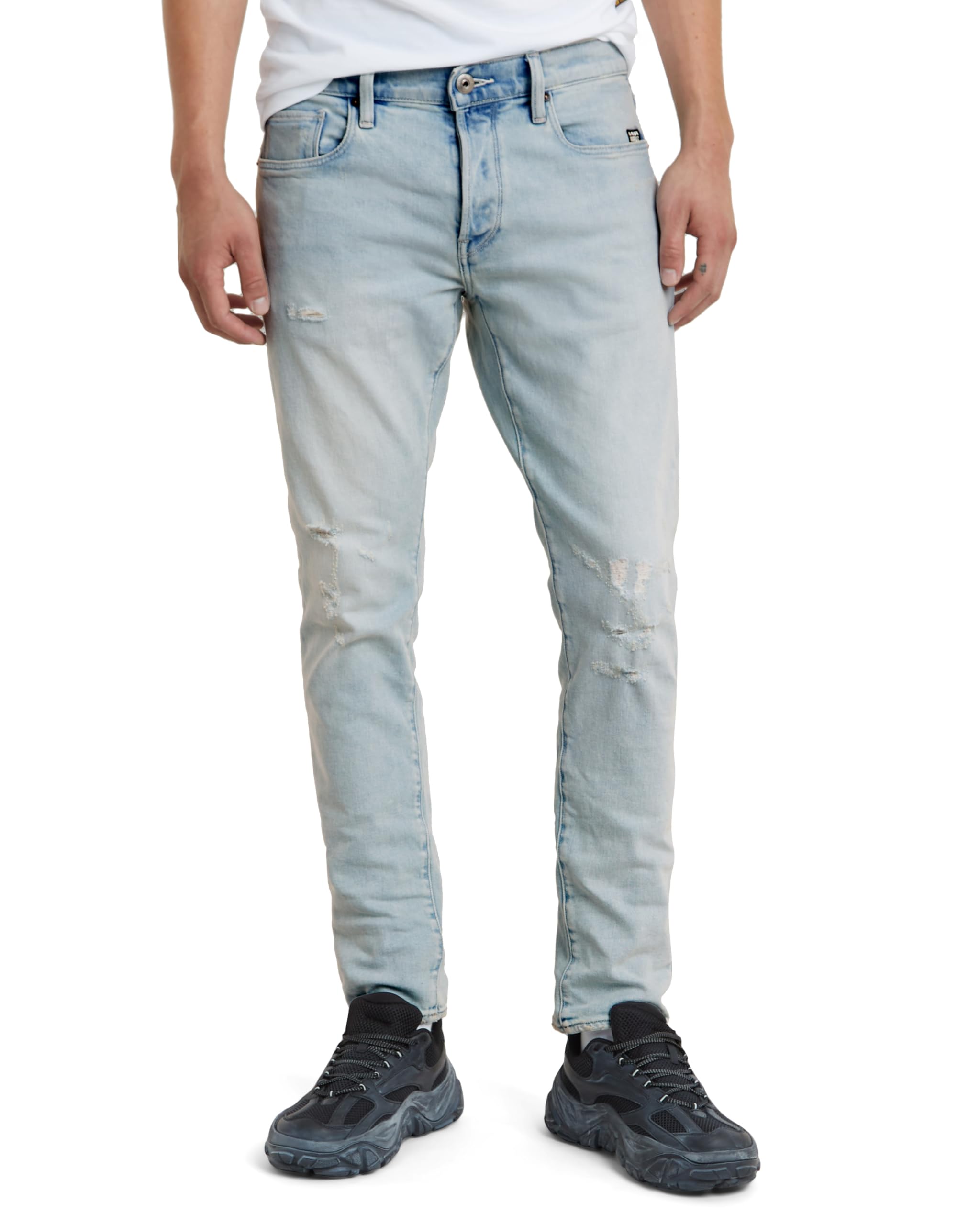G-Star Raw Mens 3301 Straight Fit Jean In Vant Stretch Denim