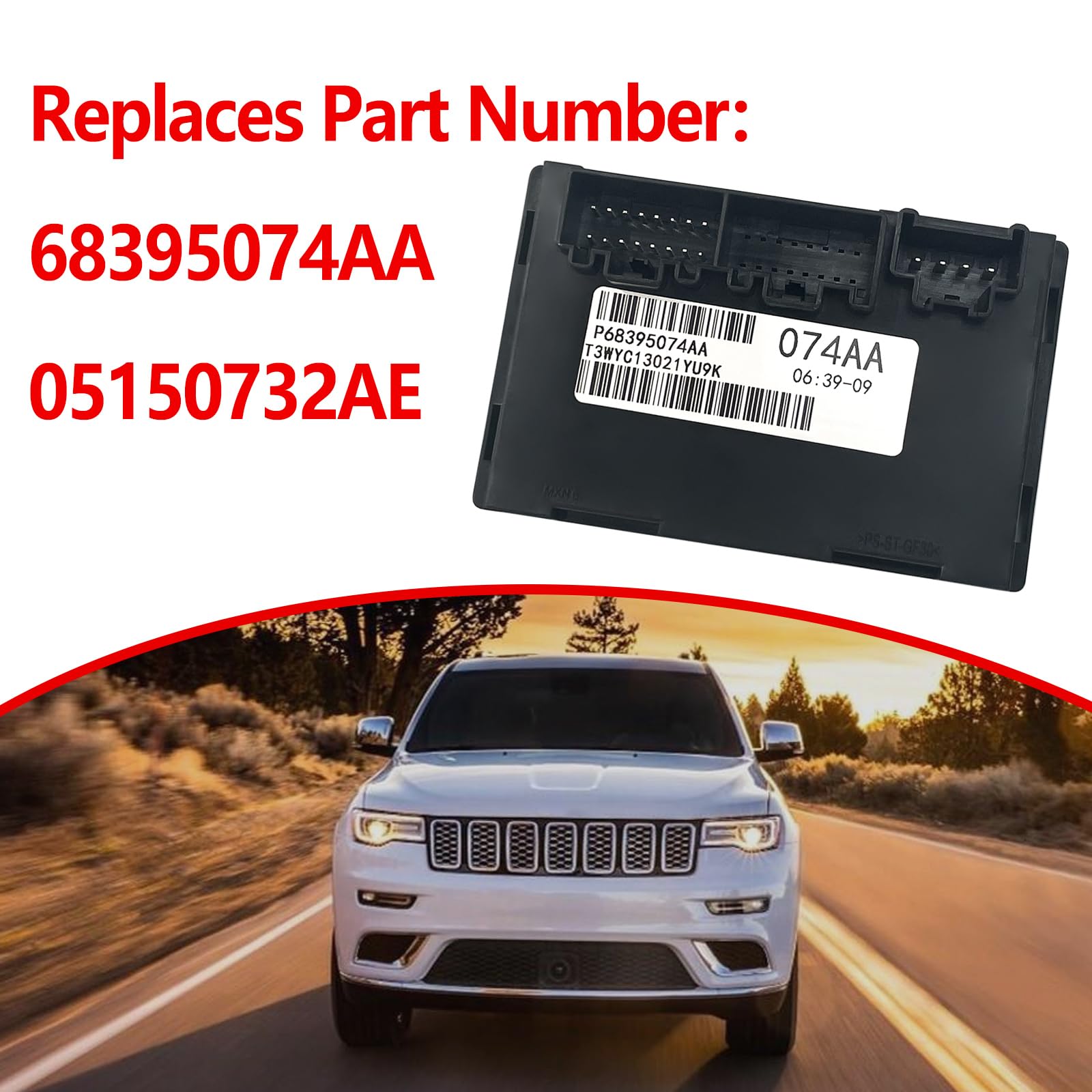 Module De Commande De Boîte De Distribution Pour Dodge Durango Et Grand Cherokee 2014-2015 - Référence 68395074AA
