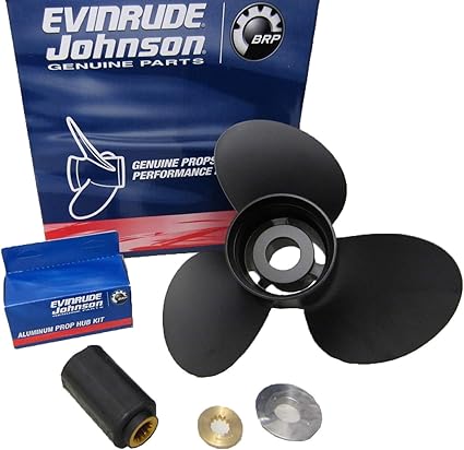 Amazon Com Johnson Evinrude E Tec 3 Blade Aluminum V 4 Prop Propeller 13 X 19 0765184 Sports Outdoors