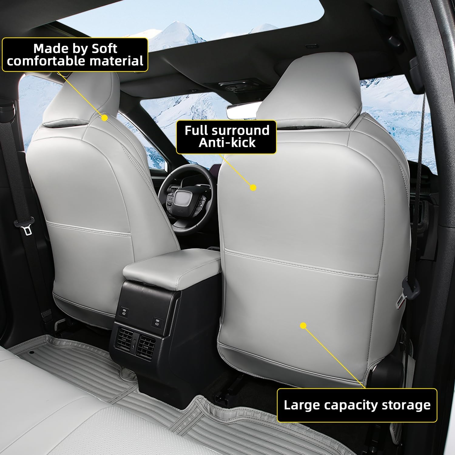 dangdangdang Custom fit for Toyota 2023 2022 2024 bZ4X Car Seat Cover Accessories Full Set Full Surround(bZ4X Limited(2022-2023), Wine-Red)