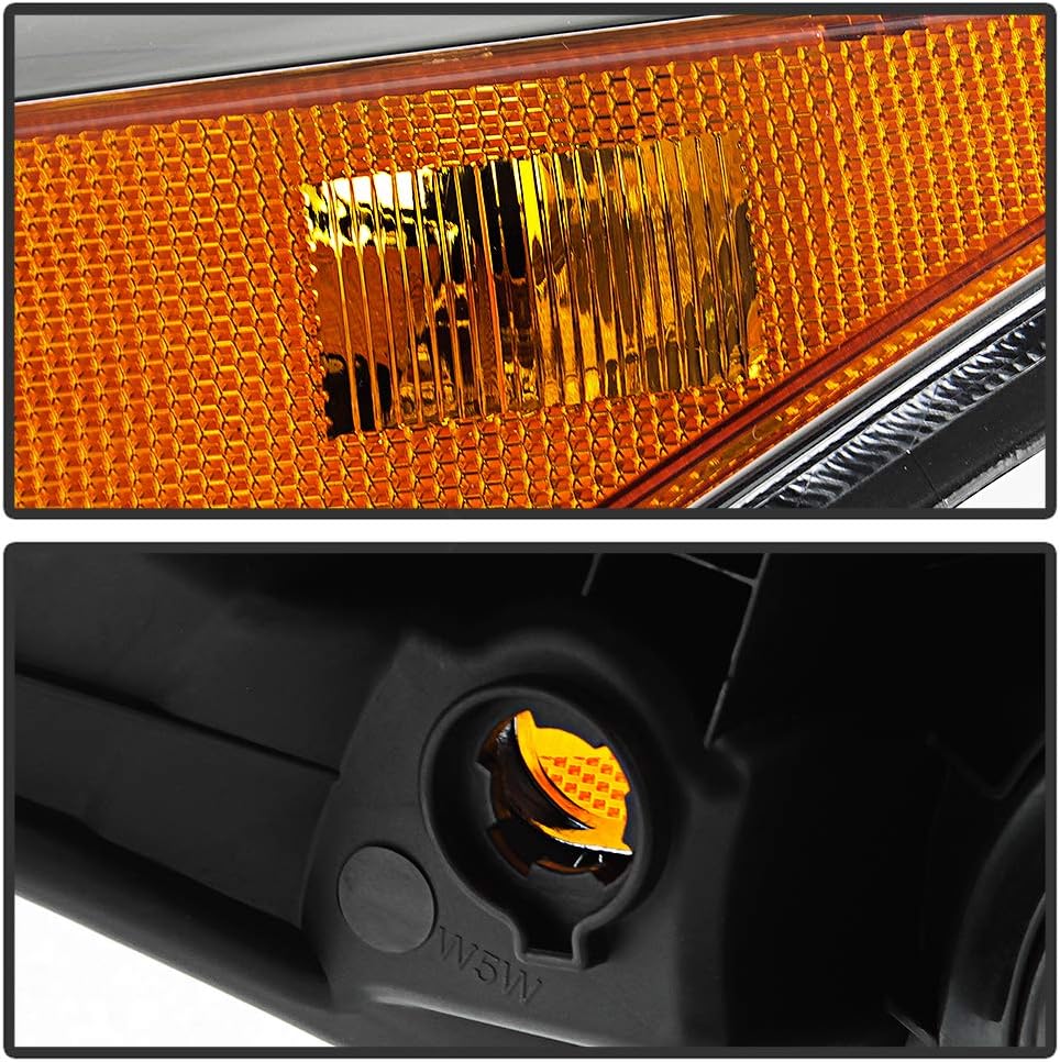 ACANII - For 2008-2012 Honda Accord 2-Door Coupe [Factory Style] Chrome Housing Headlights Headlamps Driver & passenger