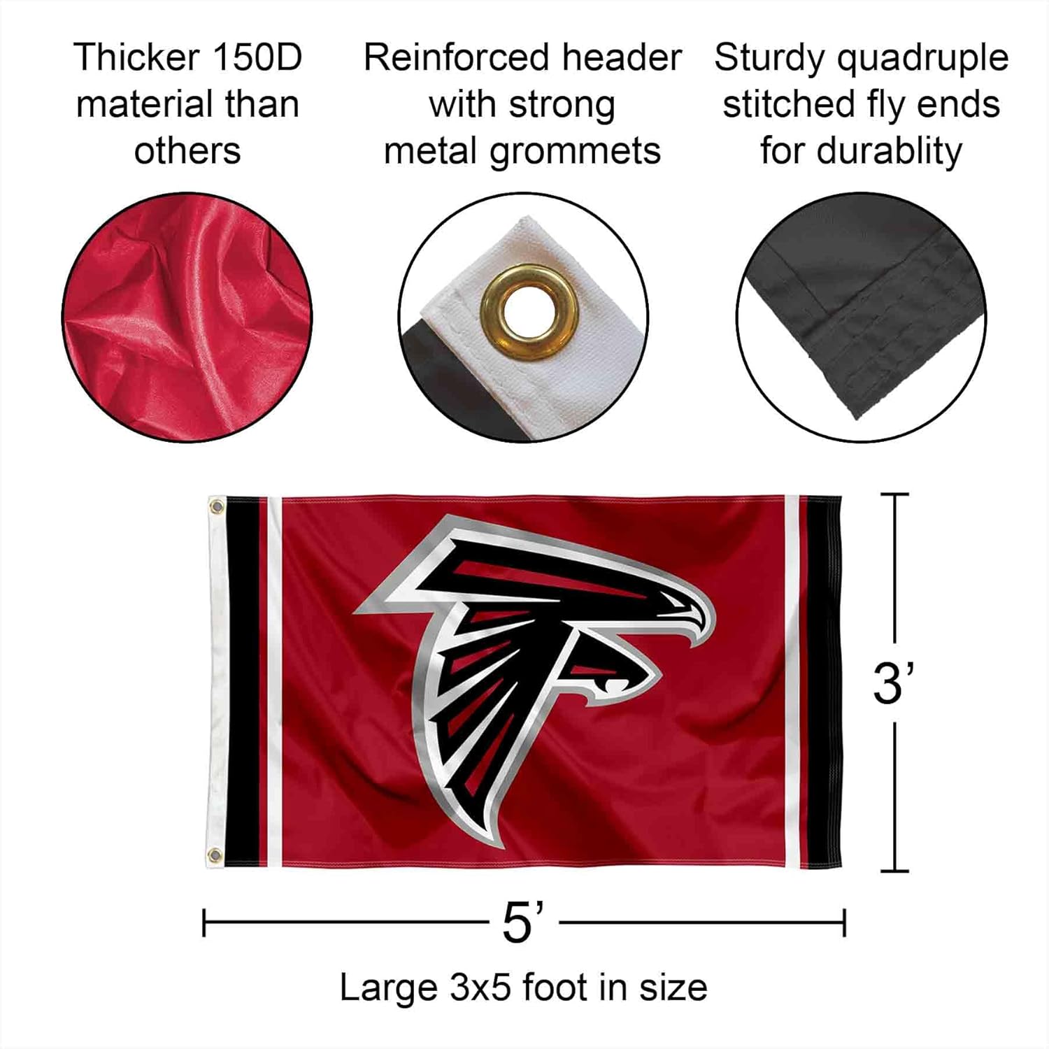 Atlanta Falcons Red Flag - Image 2