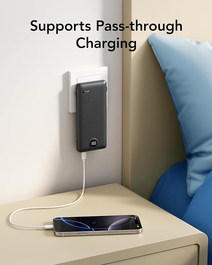 Cargador Portátil Power Bank 10000mAh PD 20W Negro miniatura 8