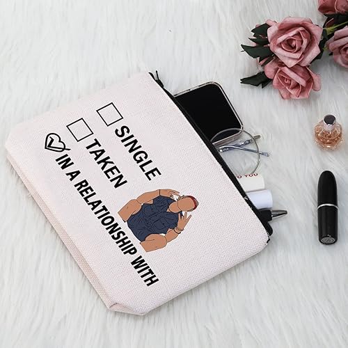 Miniatura 6 de G2TUP Bolsa de maquillaje azul inspirada en programas de televisión, bolsa de cosméticos R P para fanáticos, bolsa de cosméticos R P Merch (bolsa