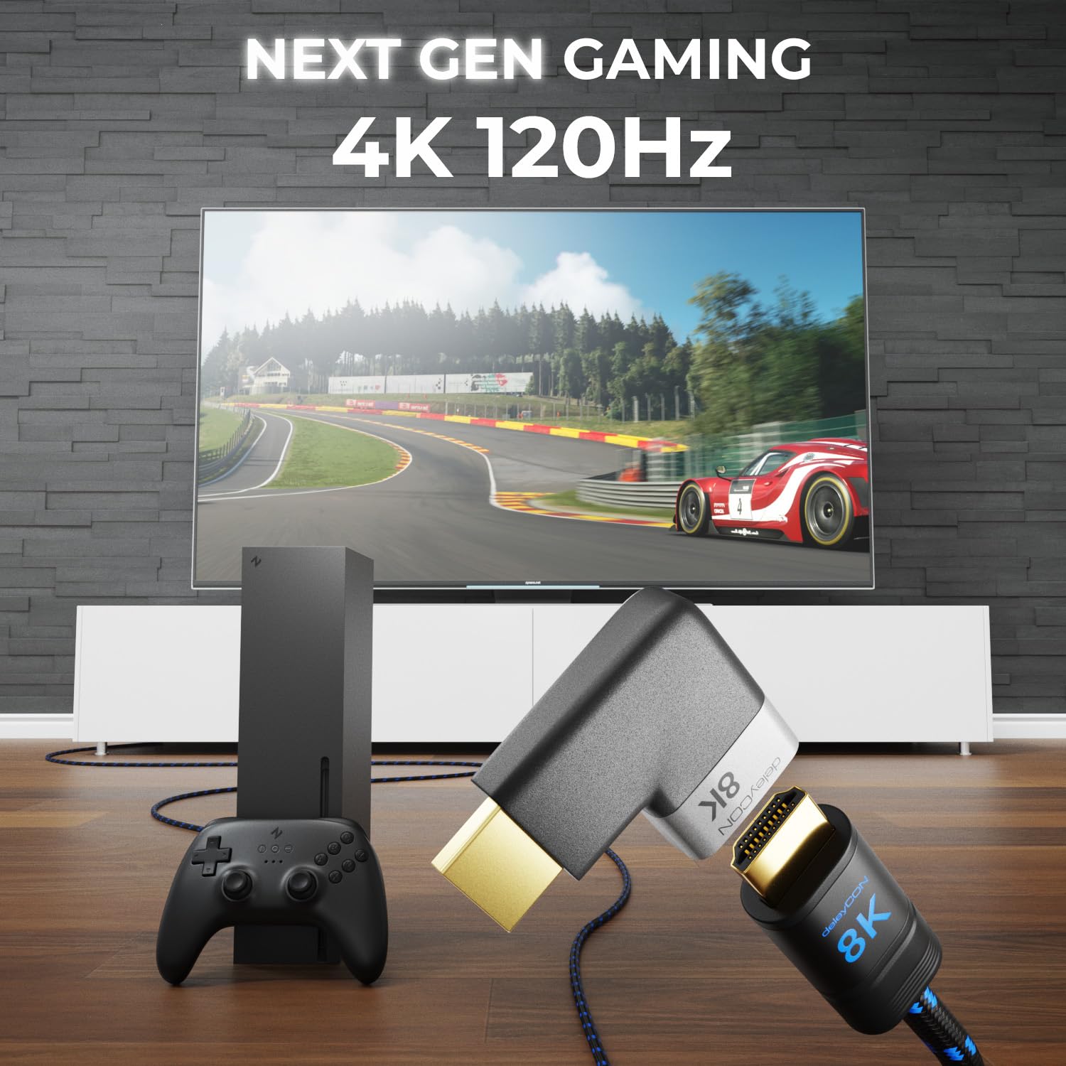 Adaptateur Hdmi Connecteur De Couplage Angle 270° 8K@60Hz