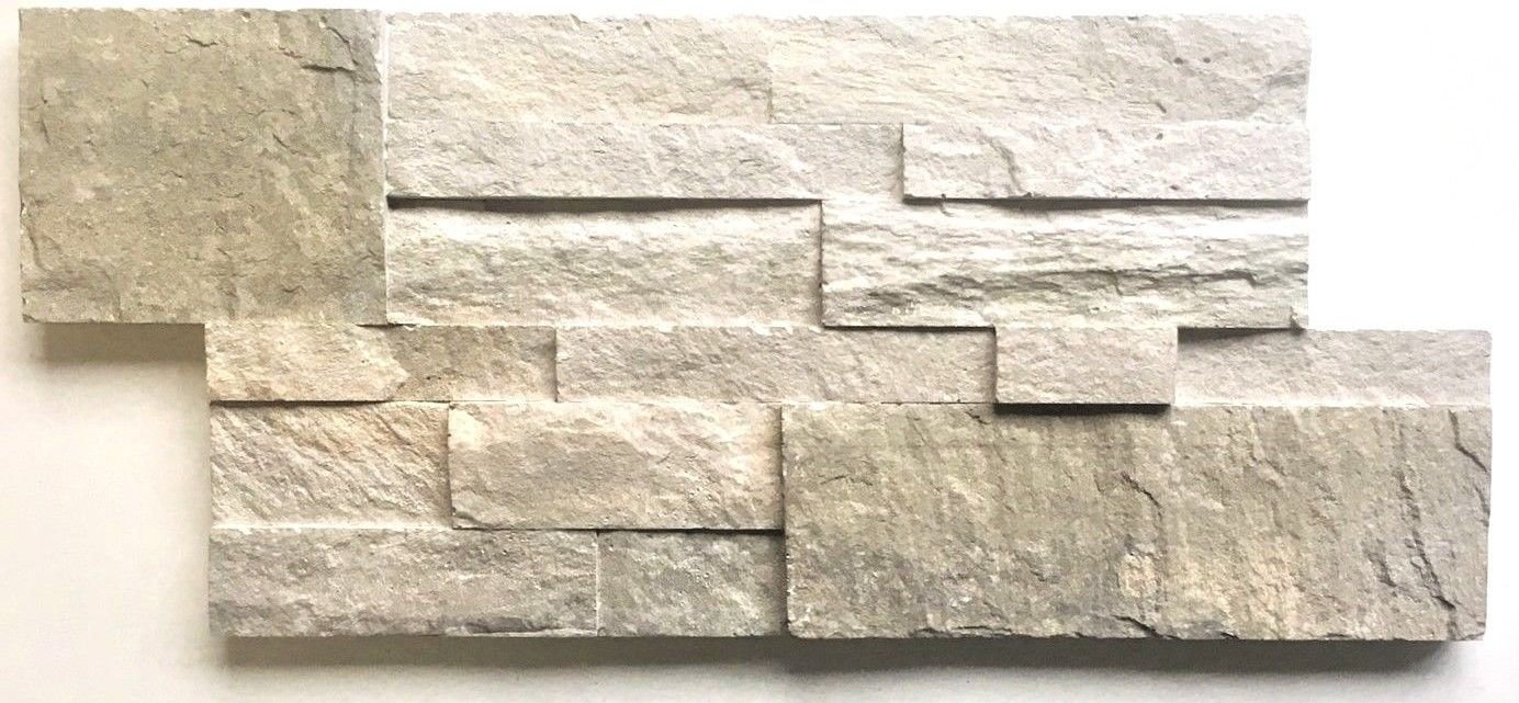 6.75 x 14 Squarefeet Depot InstaFix (TM) Stone Cladding Quartzite Provence Chateau Peel and Stick Wall Covering