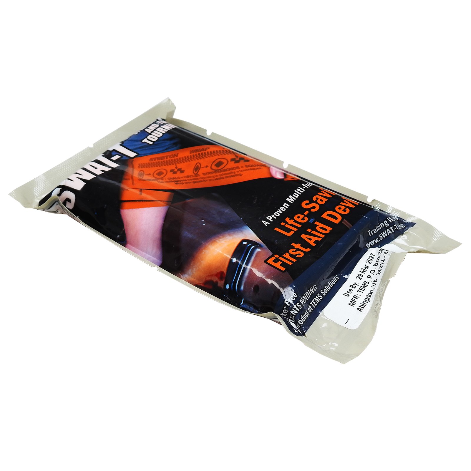 Swat-T® - Vendaje elástico de primeros auxilios para rescate de emergencia, control de palas y torniquetes