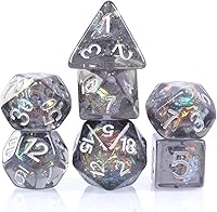 Vista 18 de UDIXI Juego de 7 dados poliédricos DND D&D, RPG D y D con bolsa de almacenamiento para juegos de rol y otros juegos de mesa (Aarakocra)