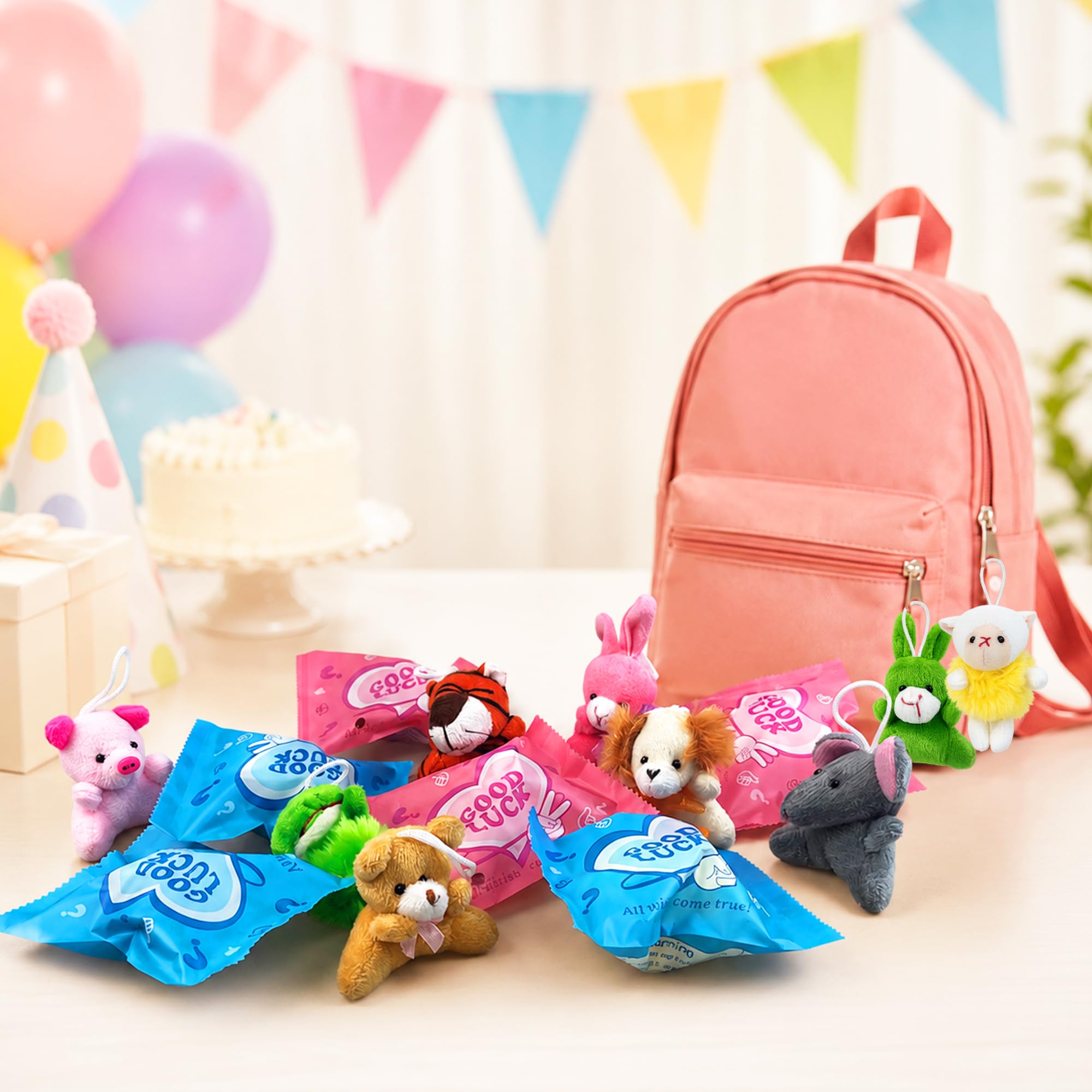 30 Stück 30 Stile Farbe Plüsch Mystery Bag Toys Mini Stofftiere