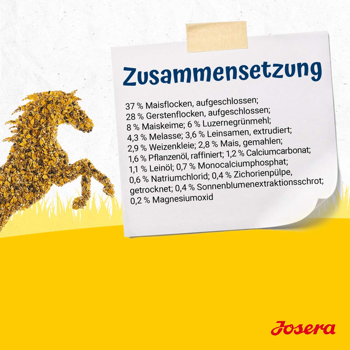 JOSERA Sport Plus (1 x 15 kg) | Premium Pferdefutter für Sportpferde | haferfrei | energiereiches Power-Müsli für Pferde in schwerer Arbeit | 1er Pack