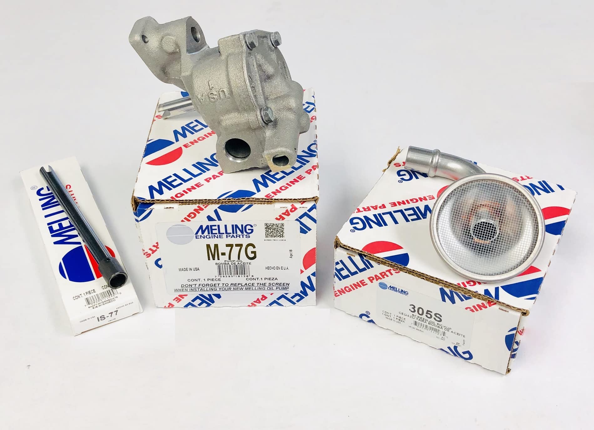 Amazon.com: M77G oil pump, IS77 steel drive shaft & pick up screen