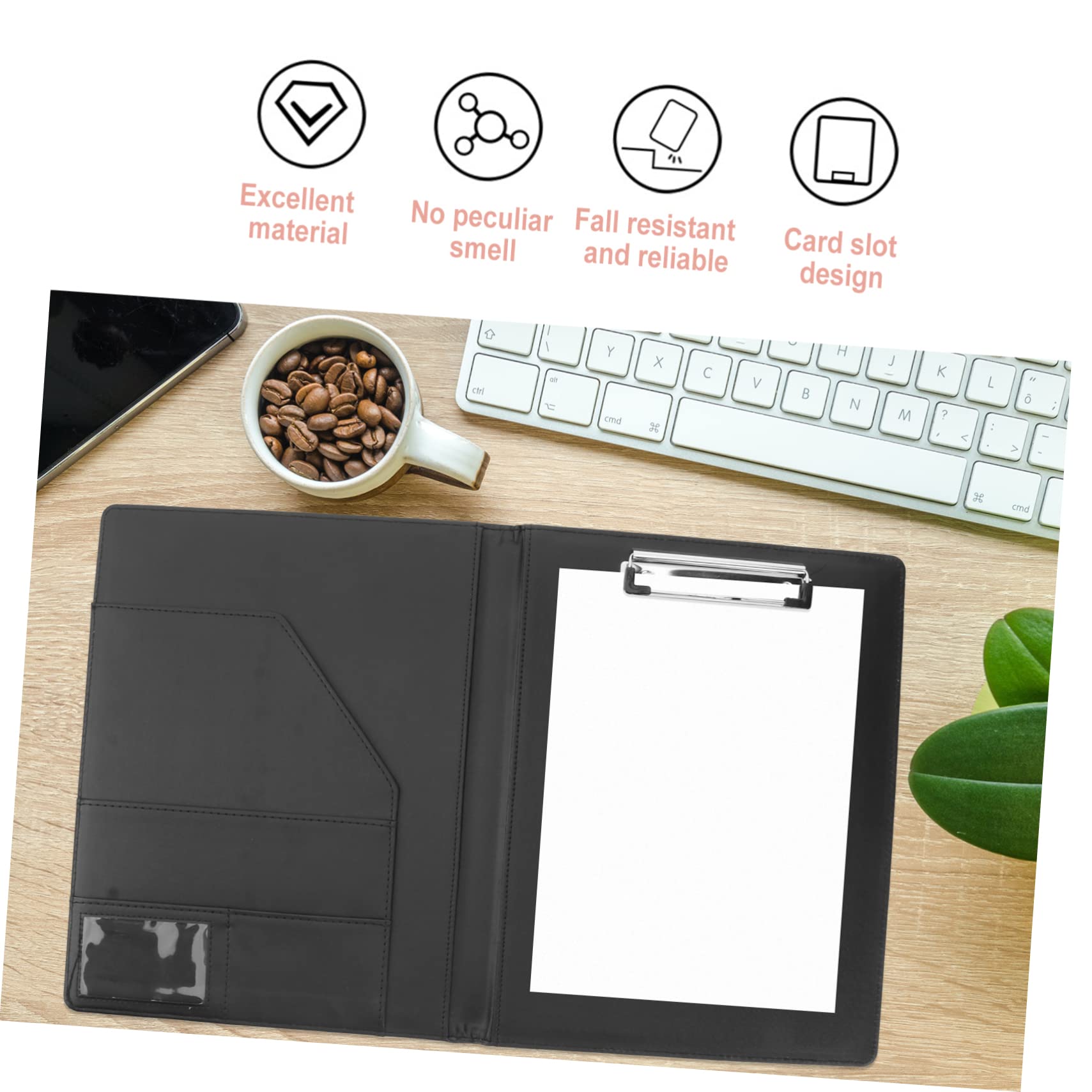 Artibetter Portadocumenti Pelle Multifunzionale con Blocco Note Elegante Organizer per Documenti per Ufficio e Professionali Include e Design Raffinato