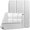 iPad 11.Nesil A16 11inç/10.Nesil 10.9inç ile uyumlu Kılıf Simli Işıltılı Parlak Flip Cover Kalem Bölmeli PC Case Simli-Gümüş
